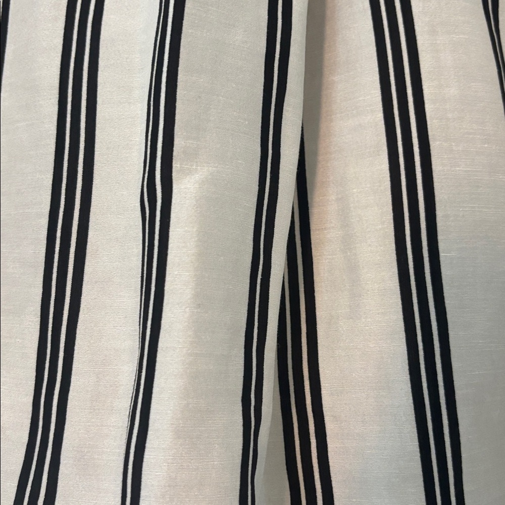 Apiece Apart Nueva Agustina Linen Silk Blend 3/4 Sleeve Striped Tunic Blouse 6 - Picture 6 of 7